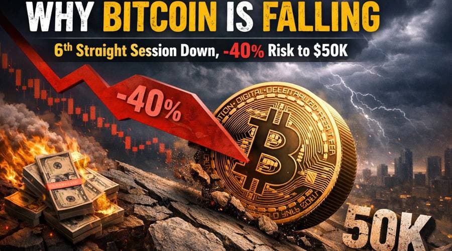 Why Is Bitcoin Falling Today? The Real Reasons Behind Bitcoin Price Drops